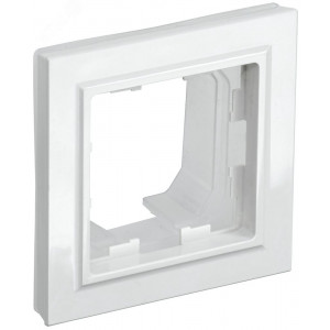 Рамка 1-м IP44 BRITE РУ-1-БрБ-44 бел. BR-M12-44-K01