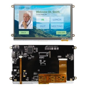 NHD-7.0CTP-CAPE-V, Модули визуального вывода 7 inch Cap Touch BeagleBone