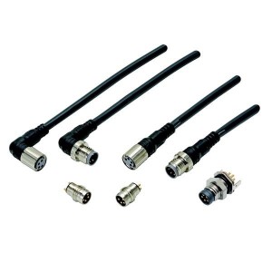 XS3M-K421-2, Кабели специального назначения M8 Plug PVC 3P 1m Connectors