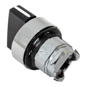 Исполнительный механизм переключателя ХB4 на 2 положения возвратный без фиксации, без подсветки с короткой ручкой IP65 EKF XB4BD2-65