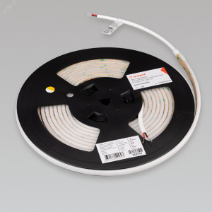 Лента герметичная RTW-PSW-A120-10mm 24V Warm3000 (9.6 W/m, IP67, 2835, 5m) 040710, Светодиодная лента RTW-A120, герметичная IP67 (PSW-матовая силиконовая экструзия). Светодиоды 2835, 120 шт/м (600 шт на 5 м), белая плата, скотч 3M. Цвет ТЕПЛЫЙ 3000 K , цветопередача CRI>90 , угол 120°. Питание 24V, мощность 9.6 Вт/м (48 Вт на 5 м). Разм