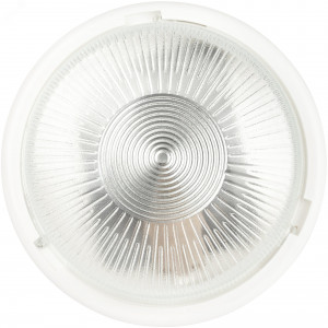 Светильник НБО 05-100-001 с ободком Рондо пластик/стекло IP44 E27 max 100Вт круг белый Б0053071