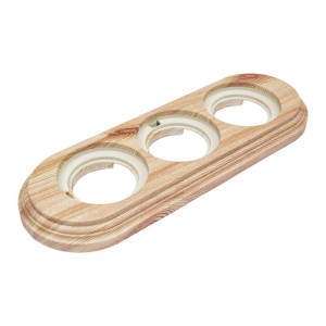 Рамка 3-м ретро пластик. карельская сосна BF1-630-13/PL