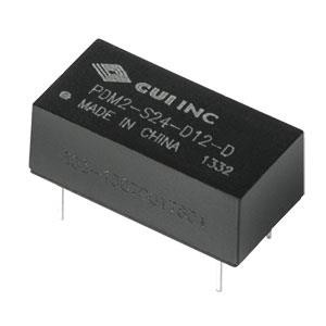 PDM2-S24-S12-D, Преобразователи постоянного тока в постоянный с изоляцией 2W 24Vin 12Vout 17-167mA Iso DIP