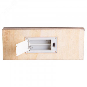 Деревянная фигурка с подсветкой Елочка с оленем 12x6x21,5 см 504-002