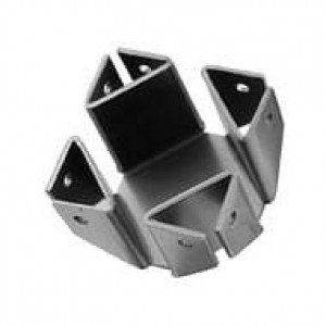 569022B00000G, Радиаторы для светодиодов Square Basket Style Board Level Heatsink for TO-220, Folded Back Fins, Horizontal Mounting, 5.5 n Thermal Resistance, Black Anodized