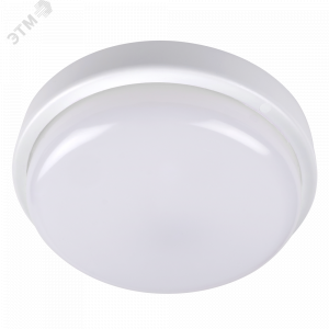 Светильник светодиодный "Банник" PBH-PC2-RA 8Вт 4000К IP65 ЖКХ ДБП кругл. пылевлагозащ. бел. 1035646