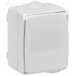 FORS Выключатель кнопочный для открытой установки 10А IP54 ВСк20-1-0-ФБ белый EVS13-K01-10-54-DC