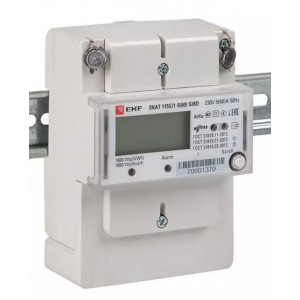 Счетчик электрической энергии однофазный многотарифный SKAT 115E/1-5(60) SIRD 2 тарифа МСК+4 11501R-2-4