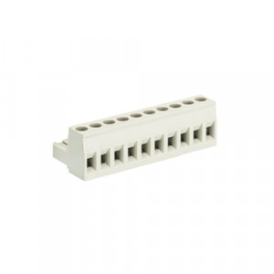 Розеточный разъем на кабель 8213 B/10 OB, Розеточный разъем, угловой, на кабель, шаг: 5.08 мм, 10 полюсов, фиксация провода винтовая, исполнение: без маркировки, 400V, 12А, цвет: серый