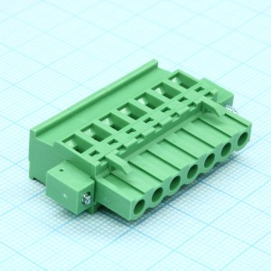 2EDGKAM-5.08-07P-14-00A(H), Разъемный клеммный блок, 7 контактов. Серия 2EDGKAM-5.08