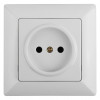 4-201-01 Розетка 2P, 16А-250В, СУ, Solo, белый (10/200/2400) Б0043305