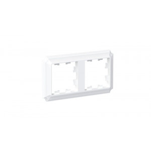 Рамка 2-пост. AtlasDesign Antique универс. бел. SE ATN100102