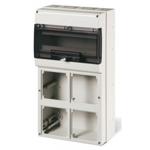 Корпус на 16 модулей и 4 поста с основанием 136х125 мм. DIS6725416