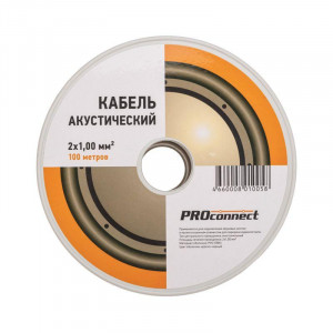 Кабель Stereo 2х1 К/Ч (уп.100м) 01-6105-6