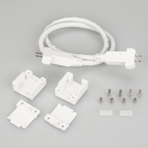 Коннектор соединительный для ленты ARL-50000PV (15.5x6mm) 027068, Коннектор соединительный с проводом 600мм для соединения между собой 2-х светодиодных лент ARL-50000PV, тип WP2. Провод 600мм, 2х1ммх. Максимальный допустимый ток 3А. Цена за 1шт.