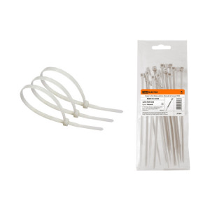 Хомут 2,5х120мм нейлон (белый) (25 штук) SQ0515-0304