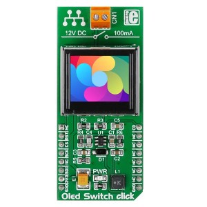 MIKROE-2449, Средства разработки визуального вывода OLED Switch click
