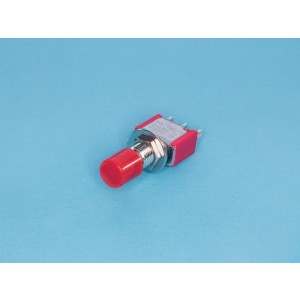 PSW-12, Кнопка круглая 220В 2А, крепление гайка