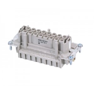 Розеточная контактная вставка 70.506.0653.0, Розеточная контактная вставка, пружинная фиксация, 6/2 полюсов +PE, типоразмер 16B, 830V, 16A, сечение обслуживаемых проводников 0,14-2,5 мм кв, тип покрытия контактов: серебро,