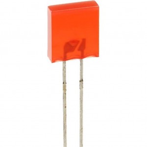 L-153IDT, Светодиод 2,3х7мм/красный/625нм/3-5мкд/110°