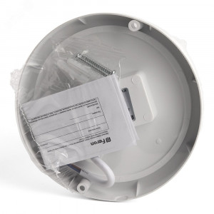 Светильник светодиодный ДБП-12w с оптико-акустическим датчиком 4000К 960Лм IP65 круглый белый 41146