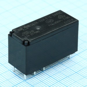 507H-1CH-F-C 24VDC, Реле промежуточное катушка 24В, 0.53Вт контакты 16А 240В переменного тока, 1 перекидной, размер (LxWxH) мм: 29.0х12.5х15.7 мотнаж в отверстие