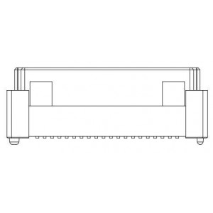 10144517-082802LF, Межплатные и промежуточные соединители Rec, R2, 80Pos