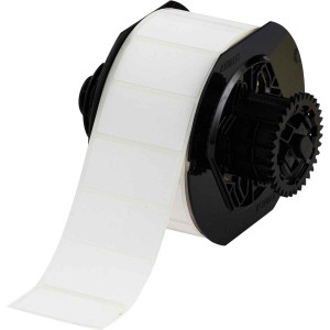 gws149262, B33-137-7425-AC этикетки, материал В-7425, белый полипропилен, размер 50.8х25.4мм, 1 500 шт. в упак.