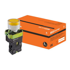 Кнопка BW3561 с подсветкой желтый 1з SQ0704-0056