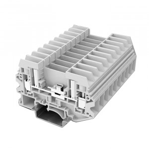 Измерительная клемма UTK-6S-GY, Измерительная клемма, тип фиксации провода: номинальное сечение: 6 мм кв., ширина: мм, цвет: серый, тип монтажа: DIN35