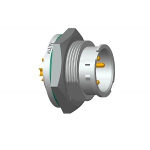 1CB-04PMMS-LC7001, Стандартный цилиндрический соединитель MIDDLE CNC PIN PNL LOCK 4PIN M CONN