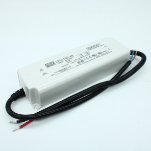 LPV-150-48, AC-DC, 153.6Вт, IP67, вход 180…305В AC, 47…63Гц /254…431В DC выход 48В/3.2A, изоляция 3000В AC, в кожухе 191х63х37.5мм, -25…+70°С