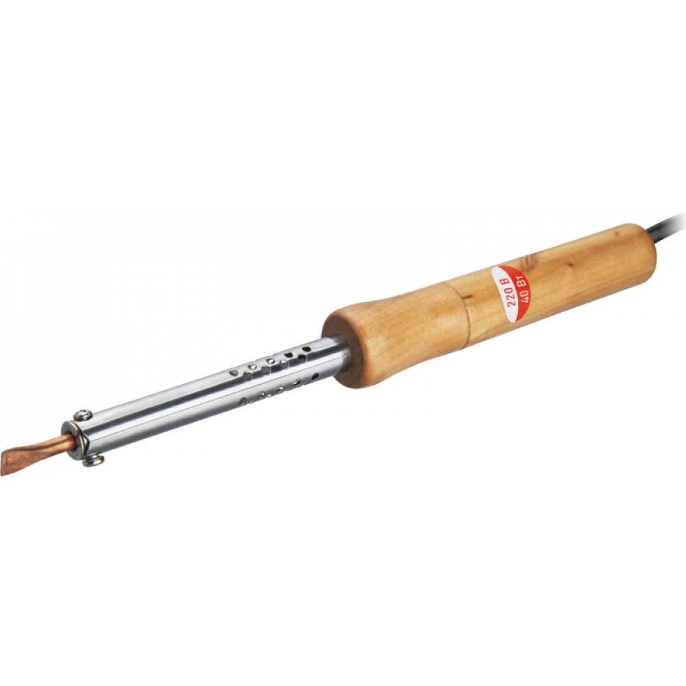 Изображение товара Паяльник OSE-Pes06-40W-CP с деревянной рукояткой