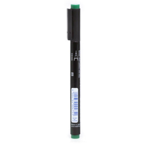 Перманентная шариковая ручка 0,7мм зеленый(кр.5шт) [UP4F]