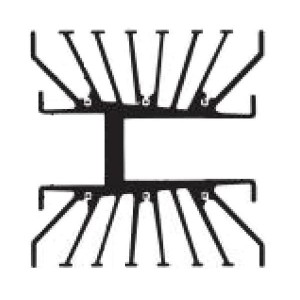476W, Радиаторы High Power Heat Sink for Medium Hex-Type Rectifiers and Diodes for Stud-Mount, 127x152.4x127mm, 1.250 Inch Hex, 19.4mm Dia.