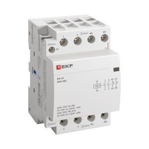 Контактор модульный КМ 25А 2NО+2NC (3 мод.) PROxima km-3-25-22