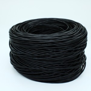 UTP4-24R5PE, Кабель Витая пара 8 проводов, кат. 5е, (PCnet), бухта 305м,  для внешней прокладки (-60 +60), черный