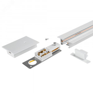 Шинопровод однофазный L2000 PTR/R 2M-WH встраив. для трекового освещения бел. Pro 5031791