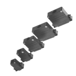 173111-0024, Корпуса разъемов D-Sub  9P PLASTIC HOOD STRAIGHT CBL OUTLET