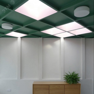 Светильник светодиодный ДВО-40w 595х595х25 4000К 4000Лм рассеиватель с 3D эффектом IP40 48521