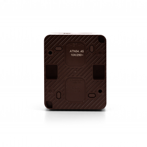 AtlasDesign PROFI IP54 О/У РОЗЕТКА с заземлением со шторками 16А 250В, КОРИЧНЕВЫЙ ATN546045