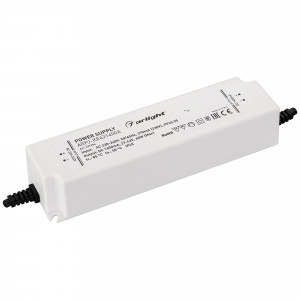 Блок питания ARPJ-KE421400A (60W, 1400mA, PFC) 021904, Источник тока с гальванической развязкой для светильников и мощных светодиодов. Входное напряжение 220-240 VAC. Выходные параметры: 27-42 В, 1400 mА, 60 Вт. Встроенный PFC >0.95. Герметичный пластиковый корпус IP 65. Рабочая температура -30…+50C?. Габарит