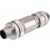 Вилочный разъем на кабель, M12, M12A04MBSFWSC406002