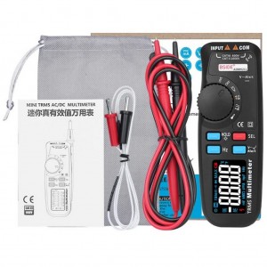 ADM92CL, Мультиметр цифровой с цветным экраном, TRMS, NCV, 6000 отсчетов, автоматическим переключением диапазонов, NCV тестером напряжения, функцией измерения температуры.