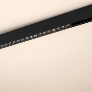 Светильник MAG-ORIENT-LASER-L465-16W Warm3000 (BK, 24 deg, 48V) 033618, Светильник для магнитных треков MAG-ORIENT шириной 26 мм. Мощность 16 Вт, св. поток 870 лм, 54 лм/Вт, теплый 3000 K, CRI>90, угол 24°, напряжение питания 48 В. Черный прямоугольный корпус из металл, экран поликарбонат, степень защиты IP20. Размер: длина 4