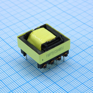 FWPTEF20H-691J, Трансформатор корпус EF20, инд. первичной обмотки 689мкГн, раб.напряжение 85-265В (50-60Гц), раб.ток 0.1А, раб. мощность 30ВА, раб.тем-ра: -30...+115С