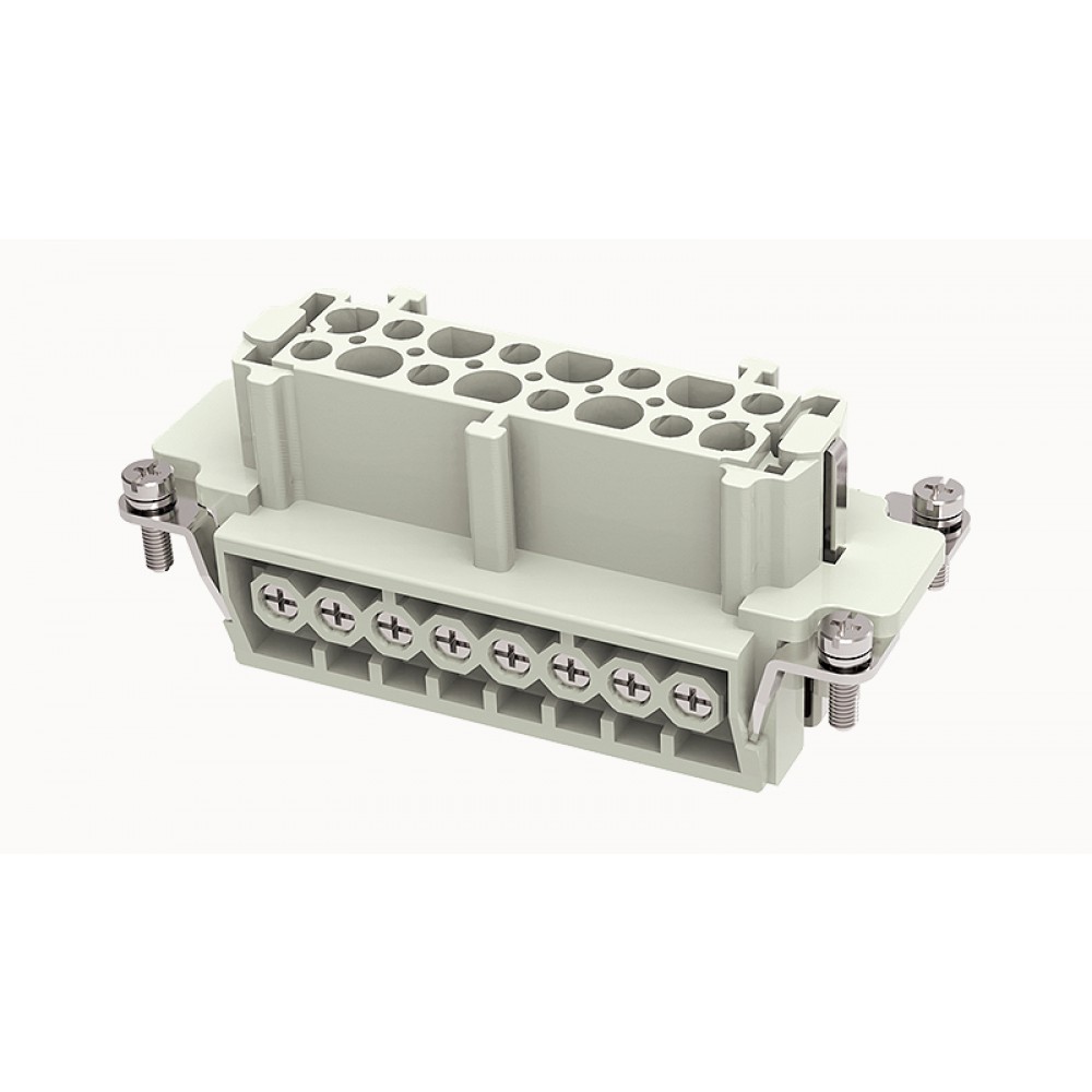 Изображение товара Розеточная контактная вставка DE-016-F 16 полюсов серебро 500V 16A