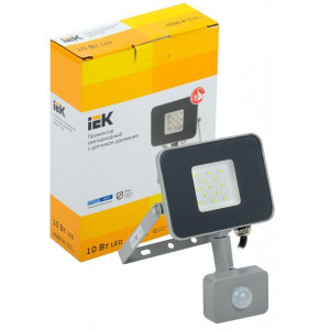 Прожектор СДО 07-10Д светодиодный серый с ДД IP54 LPDO702-10-K03