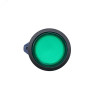 Изображение товара Головка кнопки плоская  прозрачная без фиксации, зеленая M22P-FMLGP